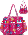 Magenta Bingo Bag with Pockets